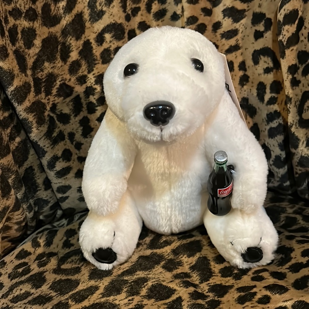 Coca Cola Coke Plush Bear by GANZ